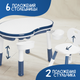 Миниатюра изображения товара Комплект мебели с детским столом NINO Play BS-8830+8833C(Blue)