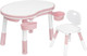 Миниатюра изображения товара Комплект мебели с детским столом NINO Play BS-8830+8833C(Pink)