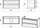 Миниатюра изображения товара Тумба с умывальником Brevita Riva 100 / RIV-07100-0102Я+B-OND100-01