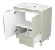 Миниатюра изображения товара Тумба с умывальником Brevita Risacca Pistachio 80 / RIS-06080-0842Я+B-OND080-01 (фисташковый)