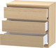 Миниатюра изображения товара Комод Mio Tesoro Варма Prime 3 (дуб беленый)