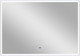 Миниатюра изображения товара Зеркало Континент Stage White Led 100х70 (с бесконтактным сенсором)