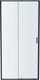 Миниатюра изображения товара Душевая дверь Aquatek 100x200 / AQ ARI RA 10020G (оружейная сталь/прозрачное стекло)