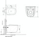 Миниатюра изображения товара Унитаз подвесной Roxen Martin 530220-02 Rimless Soft Close NC