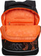 Миниатюра изображения товара Школьный рюкзак Grizzly RB-450-3f (черный/оранжевый)