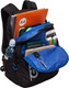Миниатюра изображения товара Школьный рюкзак Grizzly RB-452-3f (черный/синий)