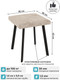 Миниатюра изображения товара Табурет Макс Стайл Тб-350/30/МСТ (миндаль бежевый)