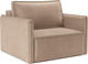 Миниатюра изображения товара Кресло-кровать Mebel-Ars Хайтон / M3-22-14 (бежевый кордрой)