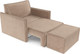Миниатюра изображения товара Кресло-кровать Mebel-Ars Хайтон / M3-22-14 (бежевый кордрой)
