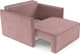 Миниатюра изображения товара Кресло-кровать Mebel-Ars Хайтон / M3-22-6 (велюр пудра НВ-178/18)