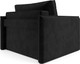 Миниатюра изображения товара Кресло-кровать Mebel-Ars Хайтон / M3-22-9 (велюр черный HB-178/17)