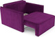 Миниатюра изображения товара Кресло-кровать Mebel-Ars Хайтон / M3-22-18 (фиолет)