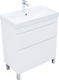 Миниатюра изображения товара Тумба под умывальник Aquanet Слим 70 / 346043 (белый сатин)