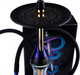 Миниатюра изображения товара Шахта для кальяна Alpha Hookah Model S Dark Blue (силиконовый шланг, мундштук, диффузор)