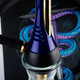 Миниатюра изображения товара Шахта для кальяна Alpha Hookah Model S Dark Blue (силиконовый шланг, мундштук, диффузор)
