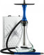 Миниатюра изображения товара Шахта для кальяна Alpha Hookah Model X Blue Matte (силиконовый шланг, мундштук, диффузор)
