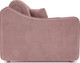 Миниатюра изображения товара Диван Mebel-Ars аккордеон Давос НПБ 120x200 см / M2-112-6 (велюр пудра НВ-178/18)
