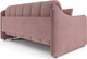Миниатюра изображения товара Диван Mebel-Ars аккордеон Давос НПБ 120x200 см / M2-112-6 (велюр пудра НВ-178/18)