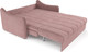 Миниатюра изображения товара Диван Mebel-Ars аккордеон Давос НПБ 140x200 см / M2-113-6 (велюр пудра НВ-178/18)