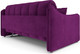 Миниатюра изображения товара Диван Mebel-Ars аккордеон Давос НПБ 140x200 см / M2-113-18 (фиолет)