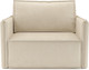 Миниатюра изображения товара Кресло-кровать Mebel-Ars Хайтон / M3-22-4 (бархат бежевый Star Velvet 6 Light Beige)