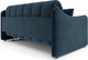 Миниатюра изображения товара Диван Mebel-Ars аккордеон Давос НПБ 155x200 см / M2-114-11 (темно-синий Luna 034)