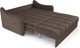 Миниатюра изображения товара Диван Mebel-Ars аккордеон Давос ППУ 120x200 см / M2-108-3 (бархат шоколадный Star Velvet 60 Coffee)
