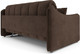Миниатюра изображения товара Диван Mebel-Ars аккордеон Давос ППУ 155x200 см / M2-110-7 (велюр молочный шоколад НВ-178/13)