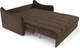 Миниатюра изображения товара Диван Mebel-Ars аккордеон Давос ППУ 180x200 см / M2-111-7 (велюр молочный шоколад НВ-178/13)