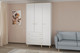 Миниатюра изображения товара Шкаф Премиум Рико 1200 (белый/дуб сонома)