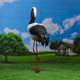 Миниатюра изображения товара Фигурка для сада Хорошие сувениры Журавль / 1090095