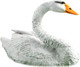 Миниатюра изображения товара Фигурка для сада Хорошие сувениры Лебедь плывет / 4304231