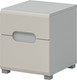 Миниатюра изображения товара Прикроватная тумба Мебель-Неман Леонардо МН-026-06-С1 (кашемир/лунный камень)