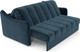 Миниатюра изображения товара Диван Mebel-Ars аккордеон Давос ППУ 120x200 см / M2-108-11 (темно-синий Luna 034)