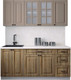 Миниатюра изображения товара Кухонный гарнитур Интерлиния Мила Деко 1.8А (дуб вотан/луна/опал светлый)