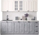 Миниатюра изображения товара Кухонный гарнитур Интерлиния Мила Деко 2.3А (керамика/белый/опал светлый)