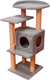 Миниатюра изображения товара Комплекс для кошек Cat House Сирень 1.08 (джут серый)