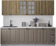 Миниатюра изображения товара Кухонный гарнитур Интерлиния Мила Деко 2.5А (луна/дуб вотан/опал светлый)