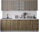 Миниатюра изображения товара Кухонный гарнитур Интерлиния Мила Деко 2.5А (дуб вотан/луна/опал светлый)