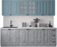Миниатюра изображения товара Кухонный гарнитур Интерлиния Мила Деко 2.5А (керамика/океан/опал светлый)