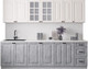 Миниатюра изображения товара Кухонный гарнитур Интерлиния Мила Деко 2.6А (керамика/белый/опал светлый)