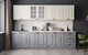 Миниатюра изображения товара Кухонный гарнитур Интерлиния Мила Деко 3.0А (керамика/белый/опал светлый)