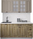 Миниатюра изображения товара Кухонный гарнитур Интерлиния Мила Деко 1.7А (дуб вотан/луна/опал светлый)