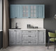 Миниатюра изображения товара Кухонный гарнитур Интерлиния Мила Деко 1.8Б (керамика/океан/опал светлый)