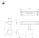 Миниатюра изображения товара Трековый светильник Arlight MAG-VIBE-SPOT-R35-8W Warm3000 BK 24deg / 044462
