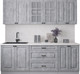 Миниатюра изображения товара Кухонный гарнитур Интерлиния Мила Деко 2.2Б (керамика/керамика/опал светлый)