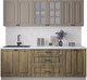 Миниатюра изображения товара Кухонный гарнитур Интерлиния Мила Деко 2.2Б (дуб вотан/луна/опал светлый)