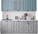 Миниатюра изображения товара Кухонный гарнитур Интерлиния Мила Деко 2.3Б (керамика/океан/опал светлый)
