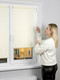 Миниатюра изображения товара Рулонная штора Lm Decor Жаккард LM 66-02 64x215 (кремовый)