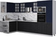 Миниатюра изображения товара Кухонный гарнитур Интерлиния Мила Деко 1.68x3.2 LV (черный/индиго/белый гранит)